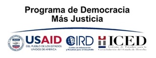 Logo del Programa de Democracia Más Justicia